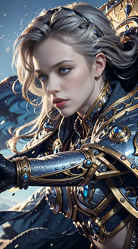 8k,ultra detailed, masterpiece, best quality, (extremely detailed), dynamic angle, mysterious expression, wind effect, fantasy b...