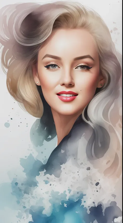 marilyn monroe stechu,(white background:1.4), (( vogue fashion)), original,(illustration:1.1),(best quality),(masterpiece:1.1),(...