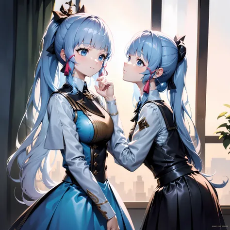 ((Best quality)), ((masterpiece)), (detailed) una sexy ragazza sta armeggiando con dei complicati strumenti a vapore davanti una finestra da cui si vedono volare strane macchine volanti, hyper realistic, intricate design, insanely detailed, extremely fine ...