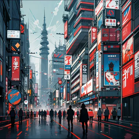 Tokyo, highly intricate, fine details, high resolution, incredible, beautiful, gorgeous, dramatic lighting, rule of thirds, perfect composition, trending on ArtStation, low angle --auto --s2