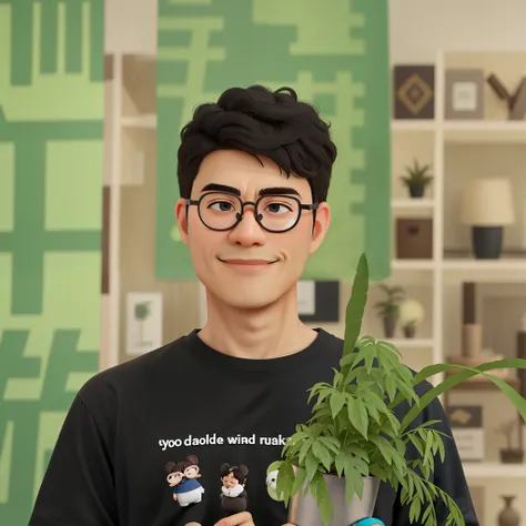 Disney style,high high quality,Masterpiece,32-year-old male,Single eyelid,Smile,Asian people,chineseidol,Thick lips,A handsome young man , keep the consistency of action ,expression , Clothing , shape and appearance of the photosh , Super detail , blender...
