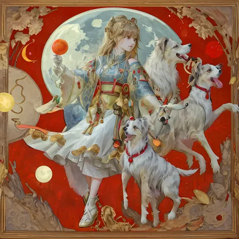 Outstanding works of art of amateurs、Culture of Chinas Ethnic Minorities、Ancient Orient Culture、Photographs of reliefs inspired by the Hellenistic virtuosity of transcendental virtuosity、White dog and red dog join hands、It has a circumferential trajectory ...