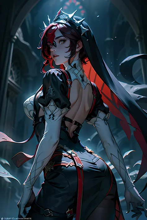 (Masterpiece:1.2), best quality, (night sky, short dark red hair:1.2),(illustration:1.2), beautiful scenery, scared,(Masterfully crafted Glow, lens flare), (ultra-detailed), hyper details, (delicate detailed), (intricate details), (cinematic light, best qu...