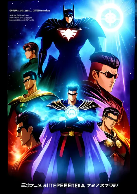 anime, Estilo anime, obra prima, obra prima do anime, Toguro,forte, musculoso, Grande, Um batman da DC, epics, (realista:1.2), desbotado:0.2, cores neutras:0.2, (arte conceitual), ((((HDR)))), ((((cores silenciadas)))), Intricate meals, art-station, hiperd...