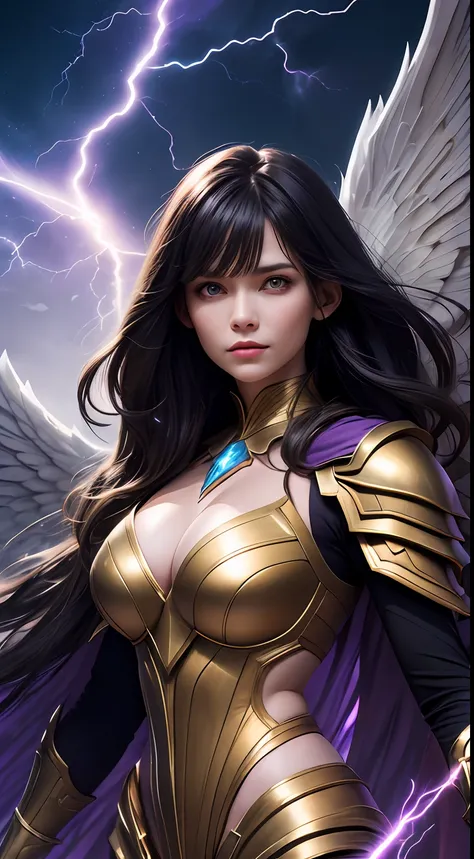 Beautiful demon girl,(best qualtiy,8K,tmasterpiece:1.3),Goose egg face,largeeyes,long eyelasher,With bangs,Cool handsome,Domineering,Exquisite(live-action realistic style),Star-like eyes,Ultimate face,Photorealistic light and shadow,Clear facial features,M...