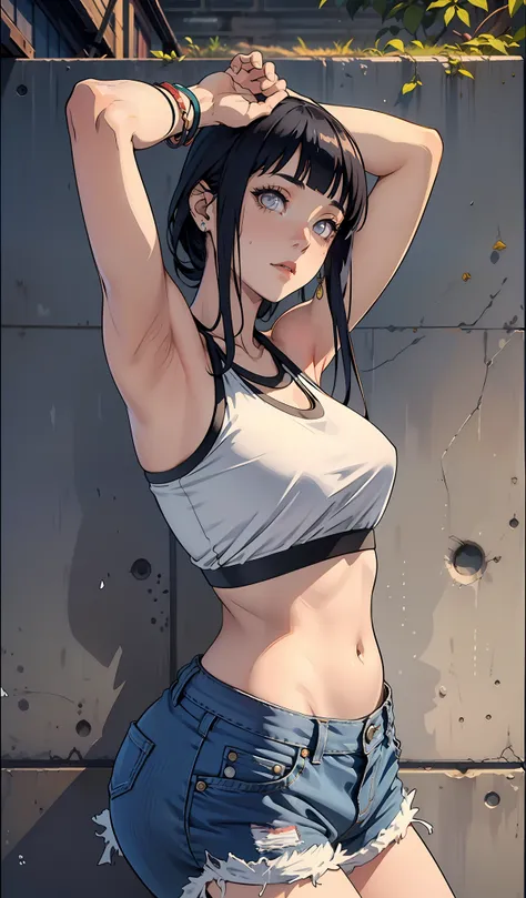 hinata hyuga, muito sensual, com roupas de funkeira lacoste, oakley juliet, brasileira, na cidade do rio de janeiro, brasil, dan...