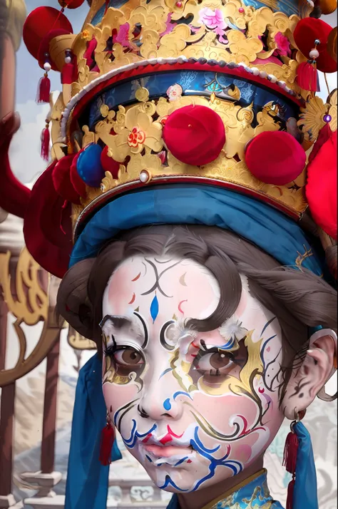 masutepiece, Best Quality,Beautifully painted,Highly detailed,Ultra-detailed, {{{Illustration}}}, {{color Ink wash painting}},{{Ink splashing}},{{Colorful}},{{splashes of colour}},{{sketch}},{Ancient palace background}, Chinese girl,{{female focus on,Lens ...