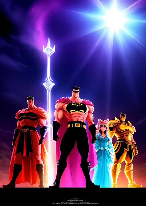 anime, Estilo anime, obra prima, obra prima do anime, Toguro,forte, musculoso, Grande, Um batman da DC, epics, (realista:1.2), desbotado:0.2, cores neutras:0.2, (arte conceitual), ((((HDR)))), ((((cores silenciadas)))), Intricate meals, art-station, hiperd...