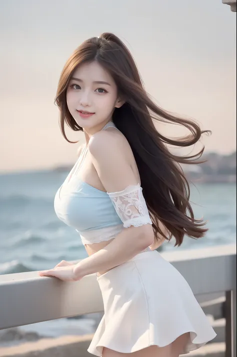 high detal,8k分辨率,超高分辨率,girl young beautiful girl slightly fat,((waist-up)) ，full bodyesbian，a cute girl，long whitr hair，bright a...