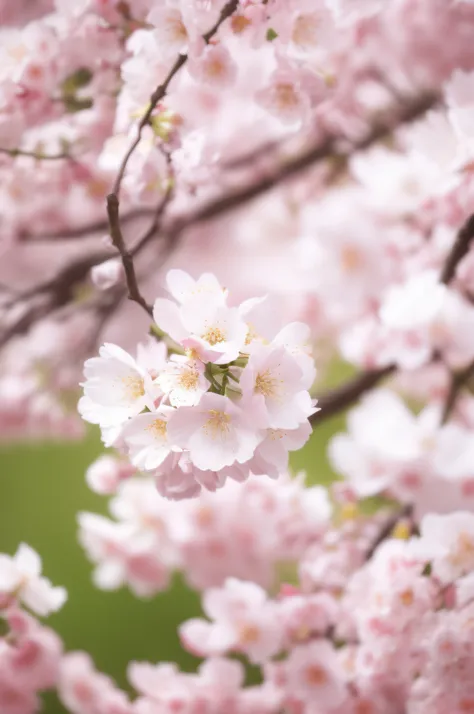 there is a close-up of the flowers on the tree, cherryblossom, sakura bloomimg, cherryblossom, cherry blossom, sakura blooming o...