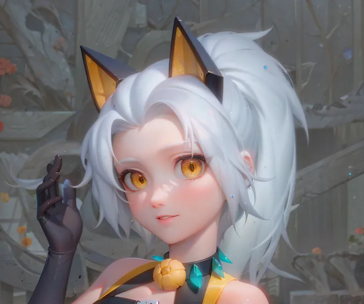 High-quality masterpieces,Delicate white hair,high light