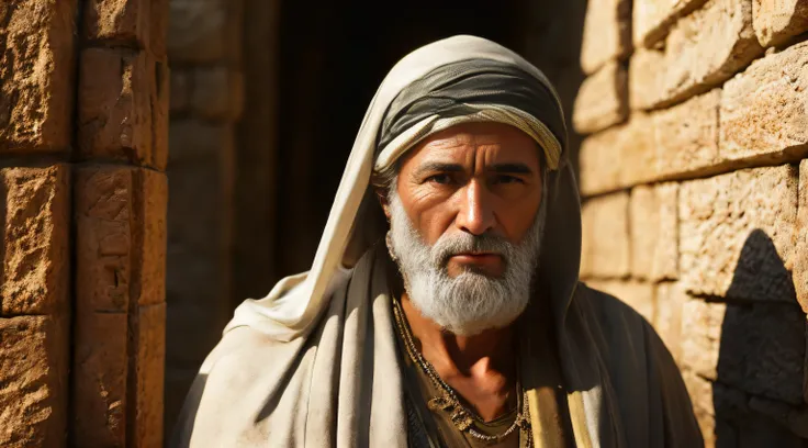 Ancient Israel、Biblical times、1st century、(((A man who takes care of the sick)))、(((Miraculous healing)))、8K、Raw photography、top-quality、masterpiece:1.5、ultra-lightweighthigh-resolution、Photorealsitic:1.5、ciinematic light、soft volumetric lighting:1.5、real...