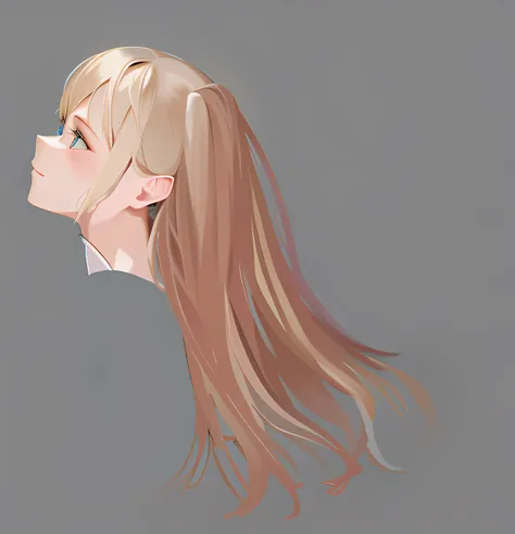 tmasterpiece,A high resolution,best qualtiy,1girl ,good-looking face,Pure side,Yellow hair,long whitr hair