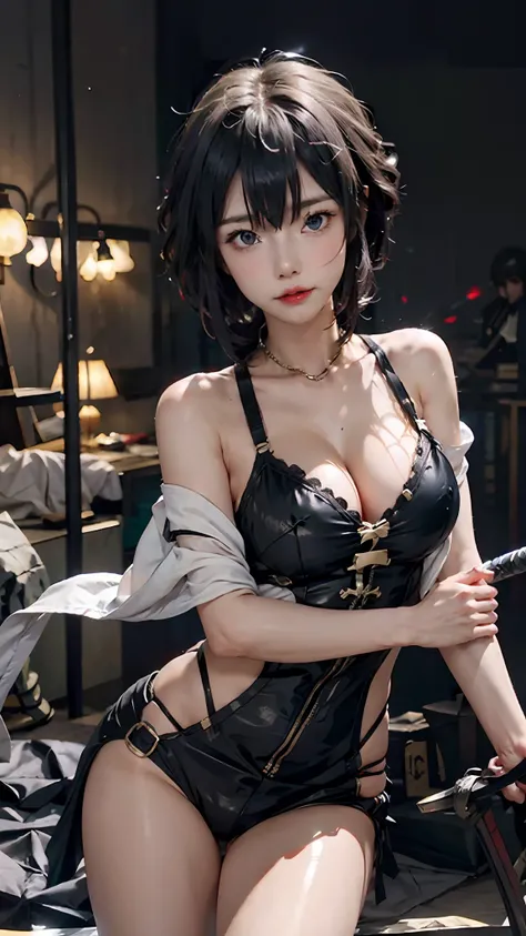 Beutiful women，On the battlefield，Female general，period costume，Armor，Fight with guns in hand，Chinese big breasts，Tomorrow morning，The sword，sword art online， Sword dance，gossamer，a sultry