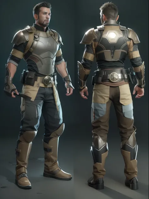 (High-quality masterpiece mens fully equipped CG Unity 8K game CG majestic stance)