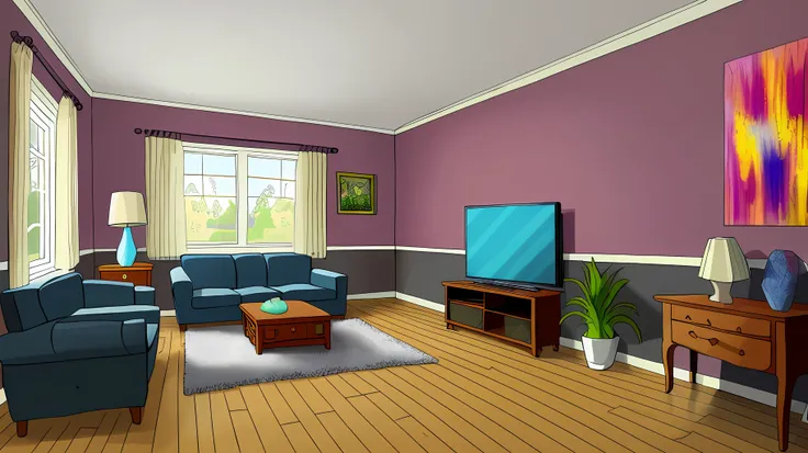 living room interior, 8K, hyper HD, tmasterpiece, highest quality
