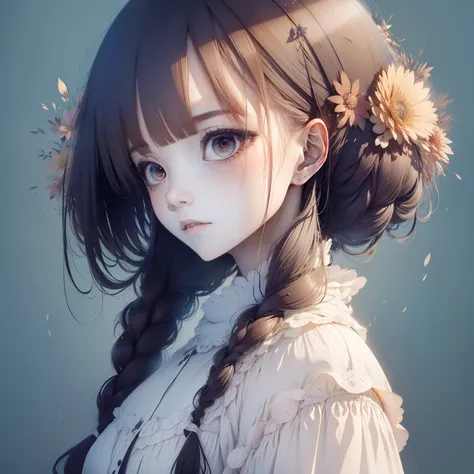 (masterpiece), (best quality), (ultra detailed),(disheveled hair),(illustration), (1girl), (Fashionable clothing), standing, Fashion model, looking at viewer, (interview), (simple background),beautiful detailed eyes, delicate beautiful face, Floating,(high...