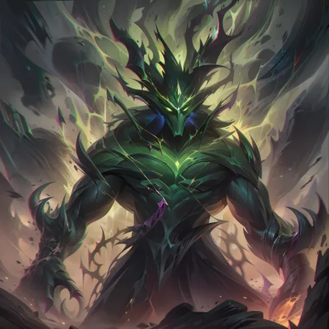 In the base splash art of Skarnax, the Maleficent Maelstrom, an imposing and ancient elemental entity stands tall at the center of the composition. With an aura of malevolence surrounding him, Skarnax exudes a chilling and formidable presence. His massive ...