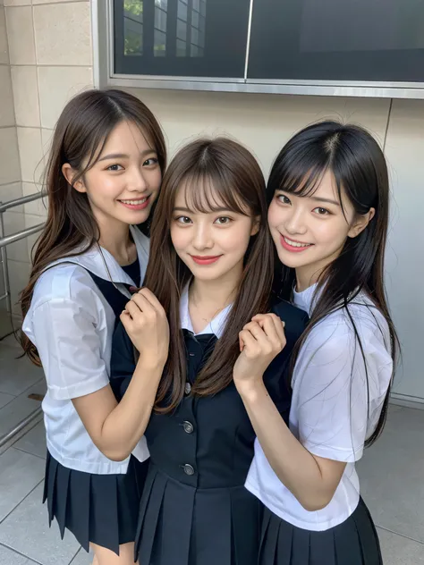 (in 8K、Raw photography、top-quality、masterpiece:1.2)、ultra-detailliert、ultra res、(realisitic、Real Photographics:1.47)、(Two women huddle together)Realistic Woman、Details that are mistaken for humans、Very realistic、Hyperrealism j、From above、Camera from abov...