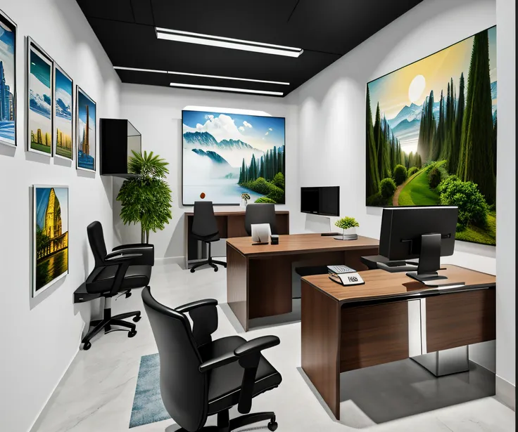 (masterpiece),(high quality), best quality, real,(realistic), super detailed, (full detail),(4k),8k,office room, no_humans, scen...