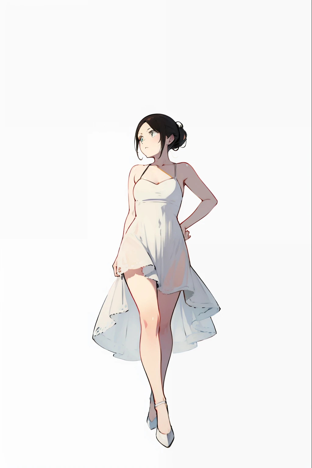 White dress