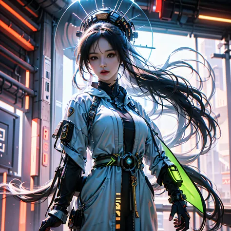 ((best quality)), ((masterpiece)), (detailed:1.4), 3d, an image of a beautiful cyberpunk female,hdr (high dynamic range),ray tra...