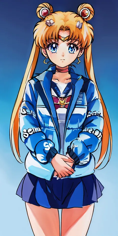 1girl solo SMUsagiTsukino
dripjacket
own hands together