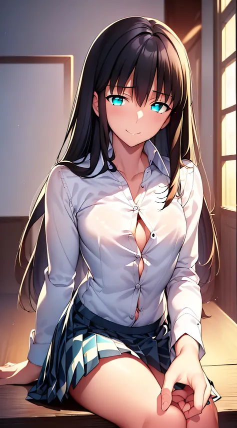 Original_girl_Black_semi-long_hair