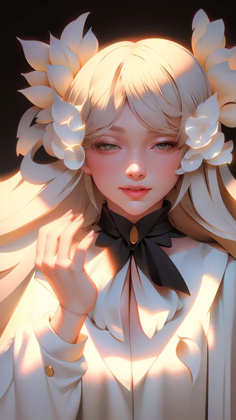 a drawing of a girl with long hair and a flower in her hair, intense line art, lineart, clean lineart, perfect lineart, thick lineart, bold lineart, thick black lineart, clean anime outlines, detailed portrait of anime girl, simple lineart, intense black l...
