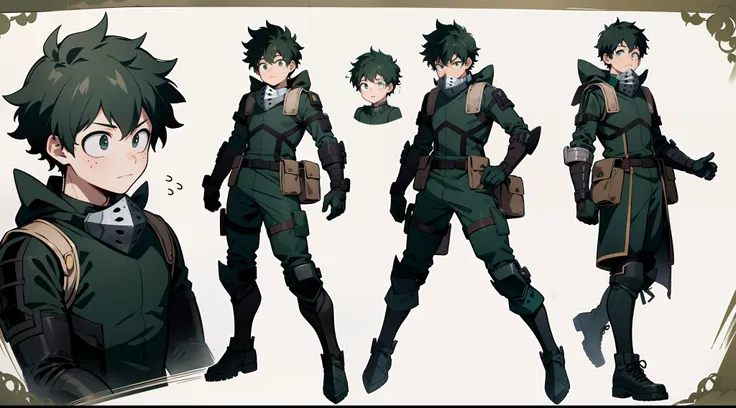 ((masterpiece, highest quality)), my hero academia style, detailed face, character sheet, full body, full of details, highly det...