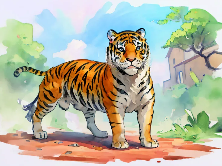 tiger full body