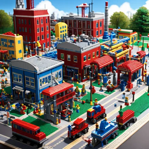 legoai
{factory | amusement park | police station}