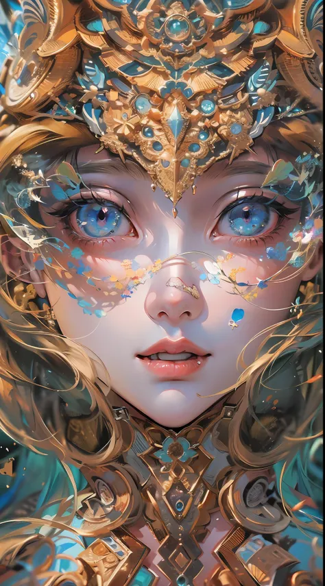 (absurdres, highres, ultra detailed), 1girl, solo, extremely detailed eyes, (official art, beautiful and aesthetic:1.2), (fracta...