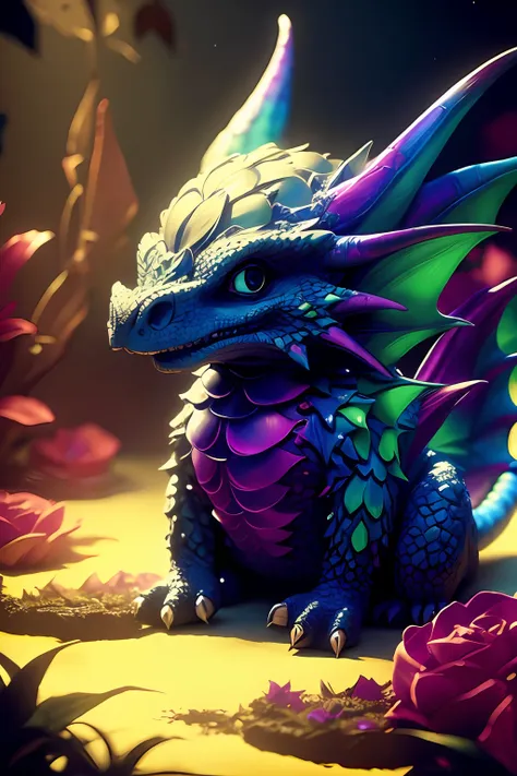 (low contrast ), colorfantasystyle  dragon