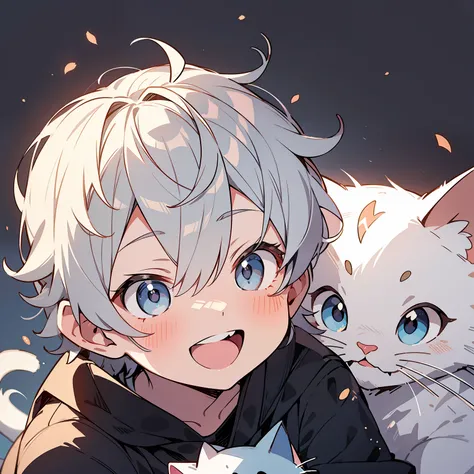 cat hair,haar,Cat hair,omao,White hair,Natural cat hair,white colors