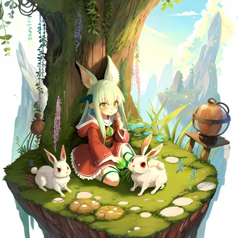 nanachi，the anime comes from the rabbit in the abyss，aggrieved look