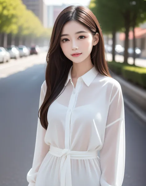best quality, white skin, real human skin, (detailed fac), oval face, pores, ultra high res, (8k, RAW photo, photorealistic:1.4), 1girl, slim, (looking at viewer with a serene and goddess-like happiness:1.2), ( lipgloss, eyelashes, gloss-face, best quality...