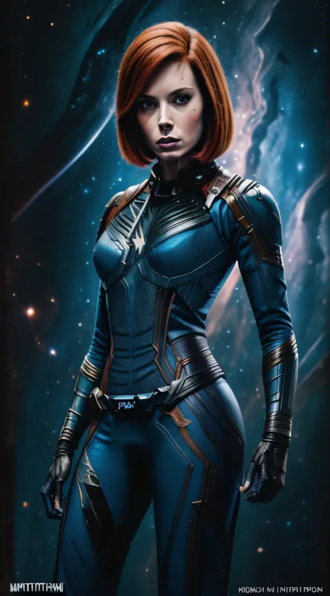 linda mulher, (((inspirada em nebula (marvel cinematic universe))), roupas de alien, inspirada em karen gillan, ((autorretrato f...