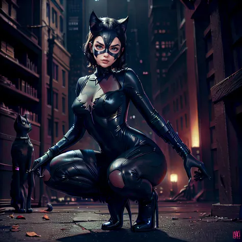 felines, cats, black, ultra-detailed