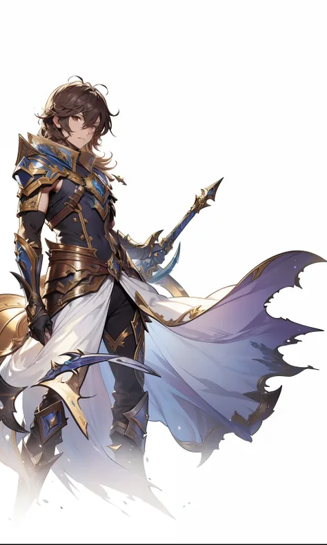 title: sandalphon's imposing presence (granblue fantasy encontra warcraft) description: in this illustration, quero retratar san...