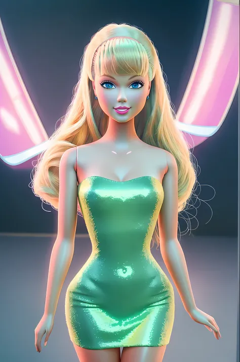 (masterpiece, best quality), highres, (8k, RAW photo, highest quality), (Taylor Swift as Barbie), (Taylor Swift faces:1.2), Taylor Swift, (blonde hair) , ultra-realistic, 3d, centered, (TS_Barbie), mid shot, (full body:1.2), a cartoon girl in PINK dress in...