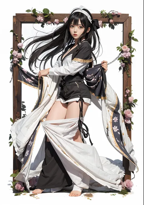 hinata hyuga,1 girl, beautiful girl,long hair,black hair