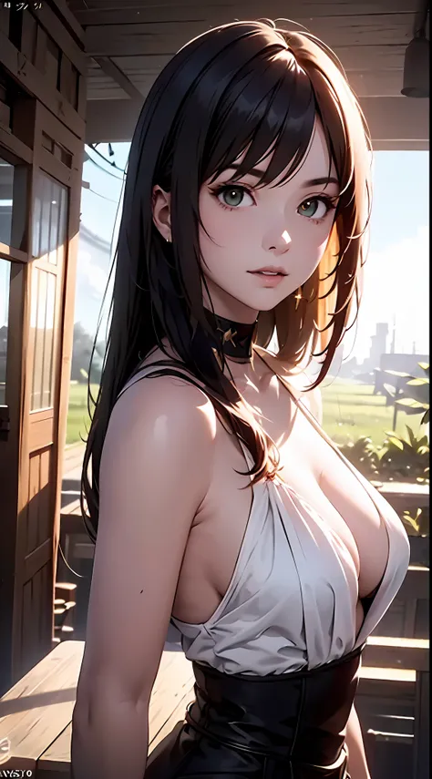 a close up of a woman in a red dress with long hair, beautiful alluring anime woman, a beautiful fantasy empress, inspired by Du Qiong, seductive tifa lockhart portrait, ((a beautiful fantasy empress)), seductive anime girl, beautiful anime woman, glamorou...