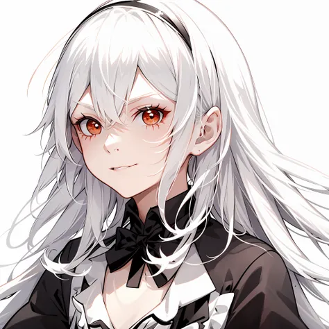 white-haired loli