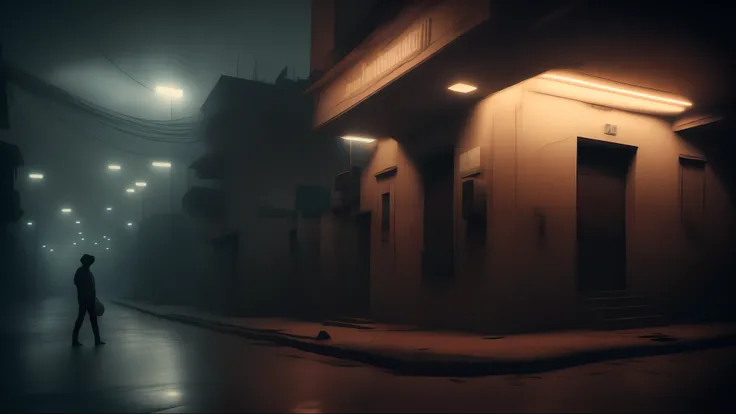 Un misterio, Dark and temperamental photography, Film Photography, Espacio liminal, nubes oscuras, Un objeto misterioso, calle en centro historico de Lima, Peru, Dark cinematic emptiness in the style of Floria Sigismondi and Matt Mahurin, Ultradetallado, r...