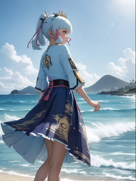 "Linda menina na praia, full of grace, a garota de Ipanema"