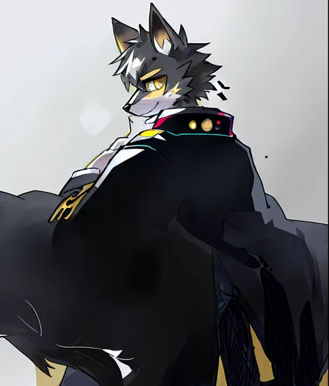 yellow wolf eye human wolf,furry flsona artwork, very nice furry man-wolf, pointy ears, furry art!!!