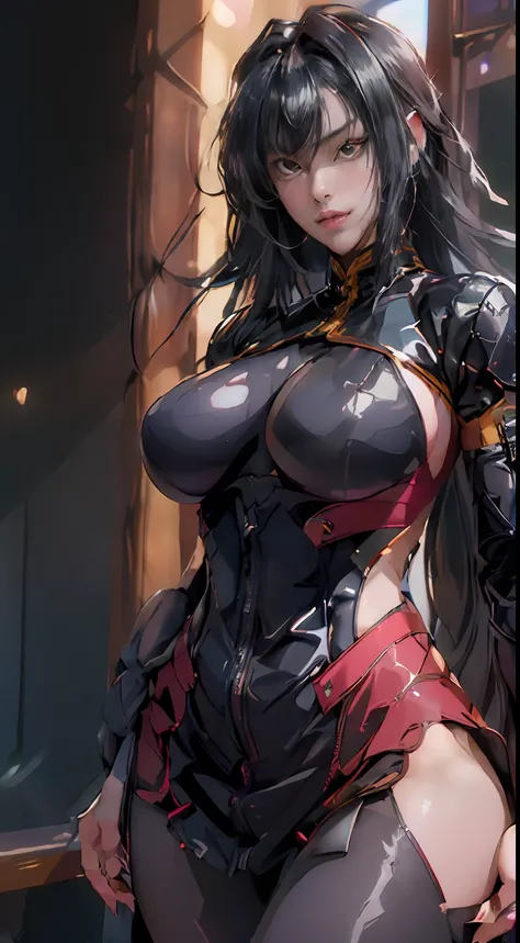 (Best Quality), ((Masterpiece), (Detail: 1.4), 3D, A Beautiful Cyberpunk Woman, HDR (High Dynamic Range), Ray Tracing, NVIDIA RTX, Super-Resolution, Unreal 5, Subsurface Scattering, PBR Textures, Post-Processing, Anisotropic Filtering, Depth of Field, Maxi...
