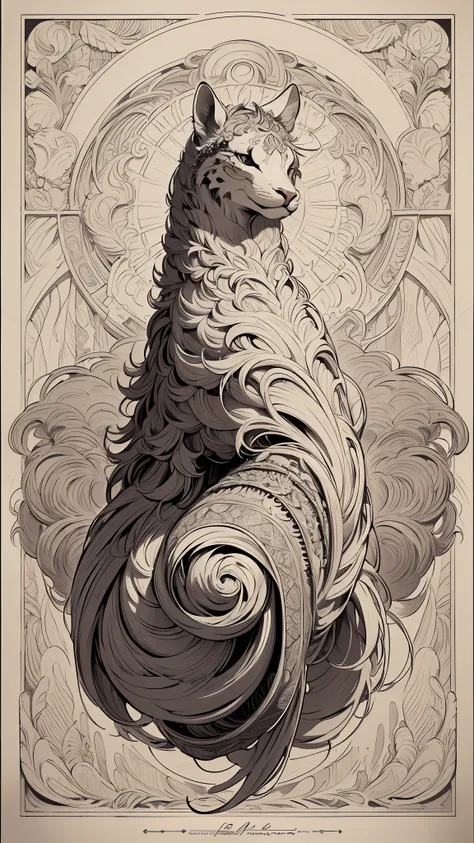 (Masterpiece, Best Quality, Highres:1.4), Detailed, Intricate Details, 4K,
color splashes, line art, art, fibonacci,
