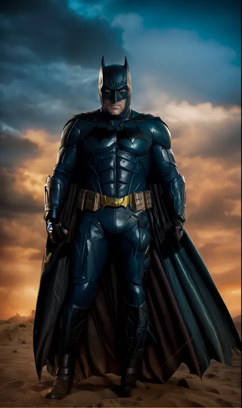 batman standing in the desert, o batman, do filme batman, jason statham como batman, ryan reynolds como batman, filme ainda do b...